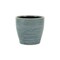 Contemporary Home Living 5.5" Large Blue Rippled Outdoor Planter Pot